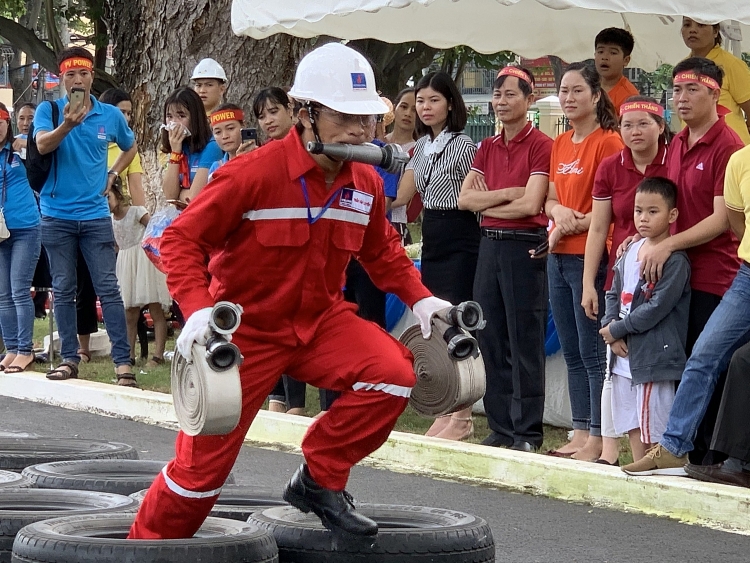 Những hình ảnh ấn tượng tại Hội thi An toàn Vệ sinh viên giỏi Ngành Dầu khí lần VIII năm 2019