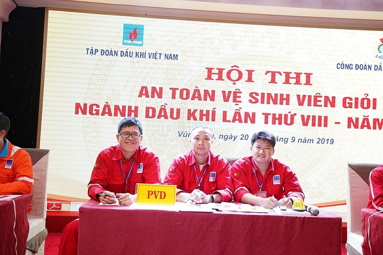 Những hình ảnh ấn tượng tại Hội thi An toàn Vệ sinh viên giỏi Ngành Dầu khí lần VIII năm 2019