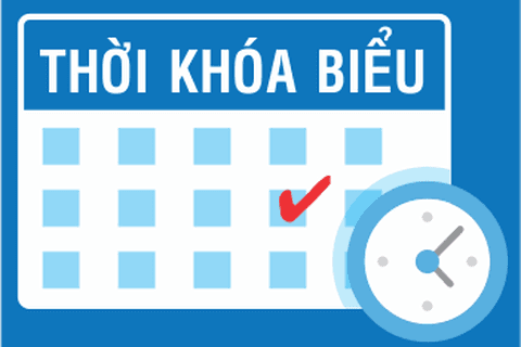 Thời khóa biểu toàn trường học kỳ 1 - Năm học 2018-2019