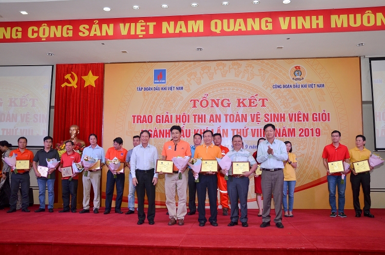 Tổng kết và trao giải Hội thi An toàn vệ sinh viên giỏi ngành Dầu khí lần thứ VIII năm 2019