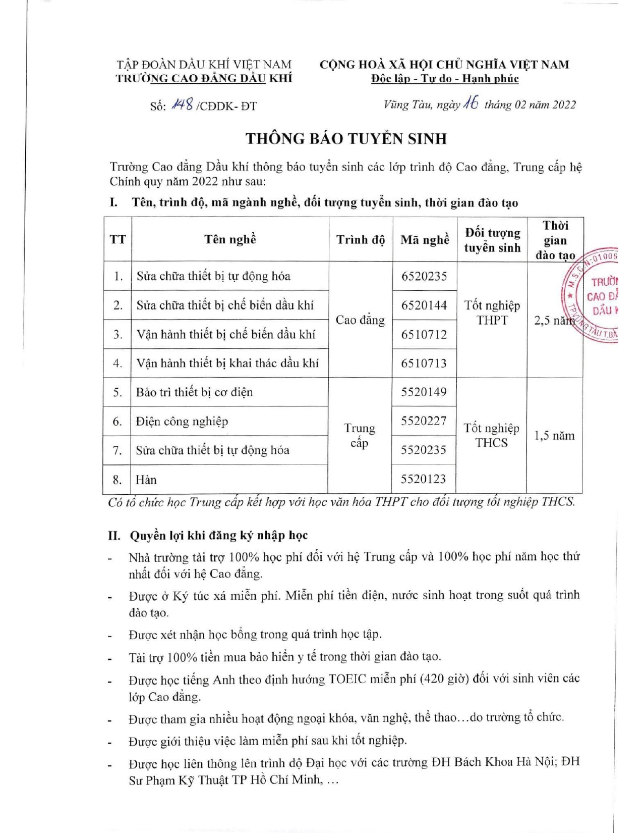 Tb Tuyen Sinh 2022 Page 0001