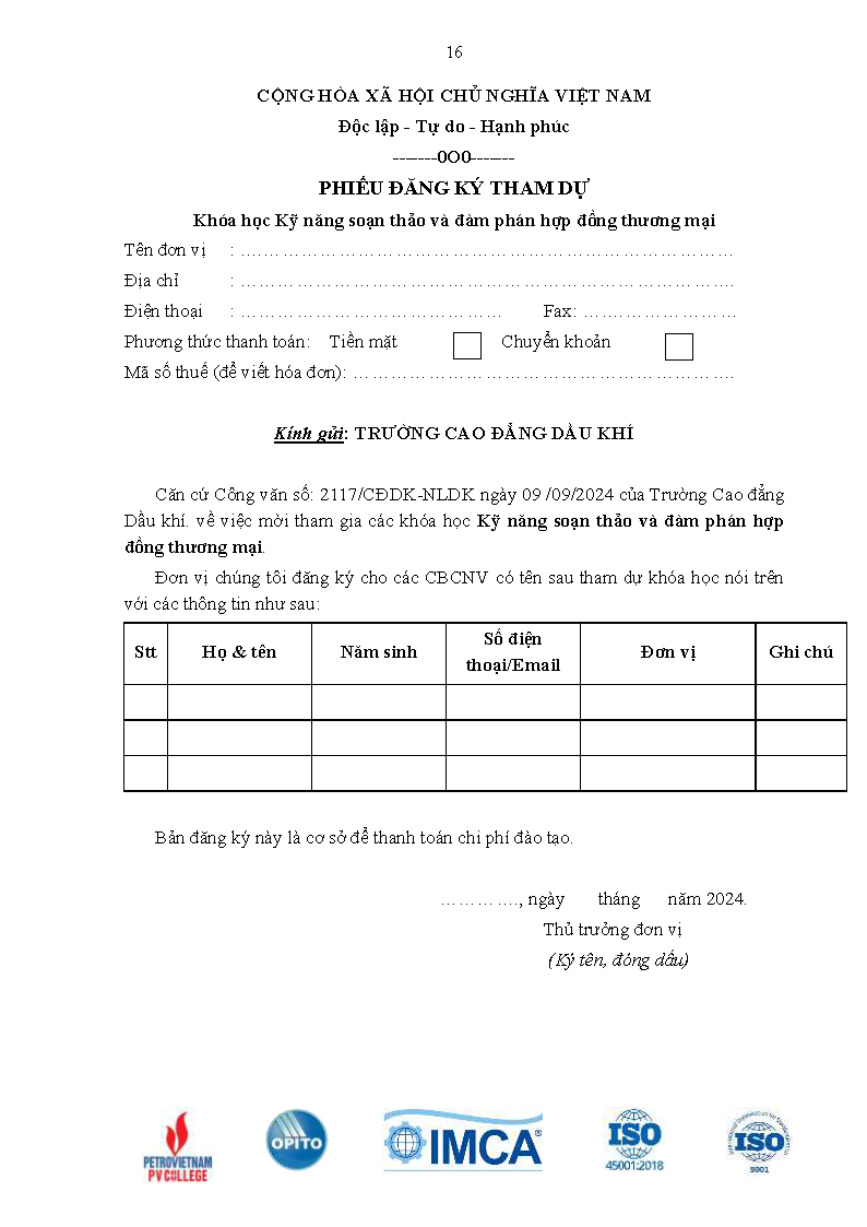 Nldk 240909cvtuyensinhkhoasoanthaodamphanhopdongthuongmai Page 16